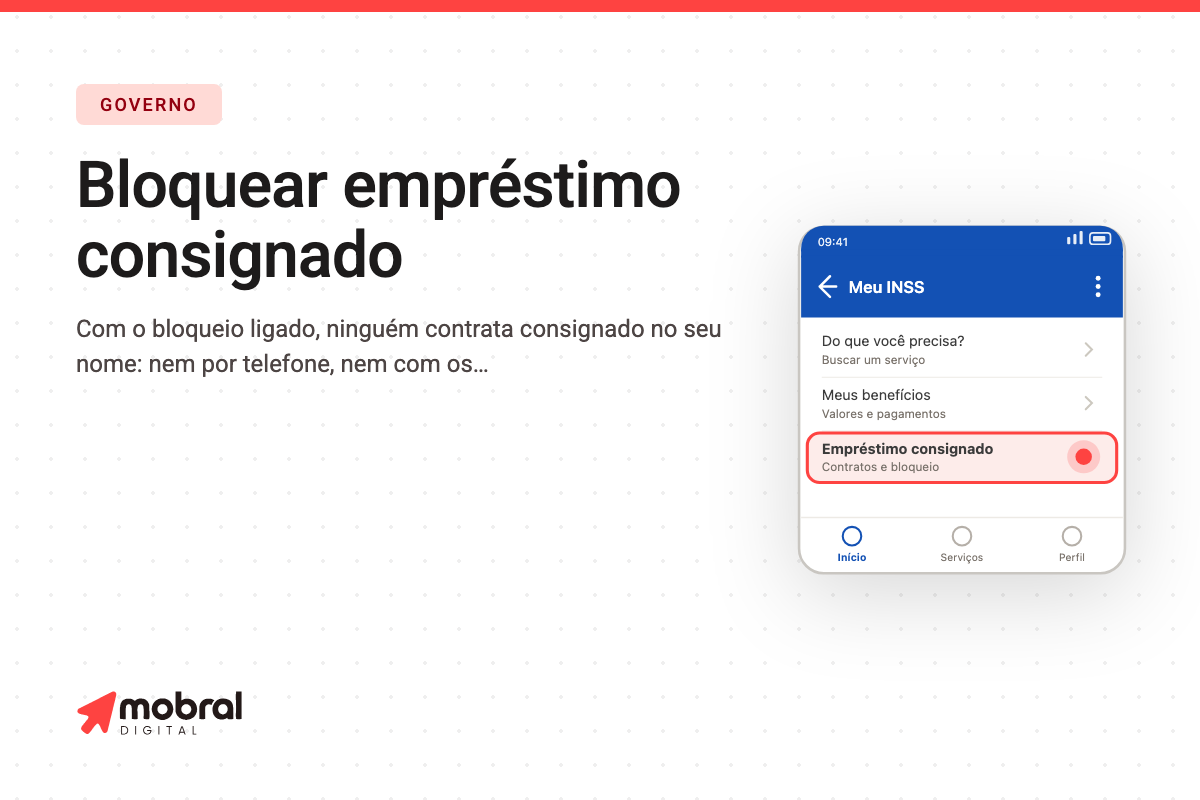 Capa do artigo: Existe um botão no Meu INSS que impede qualquer empréstimo descontado do seu benefício — e quase ninguém sabe que ele existe