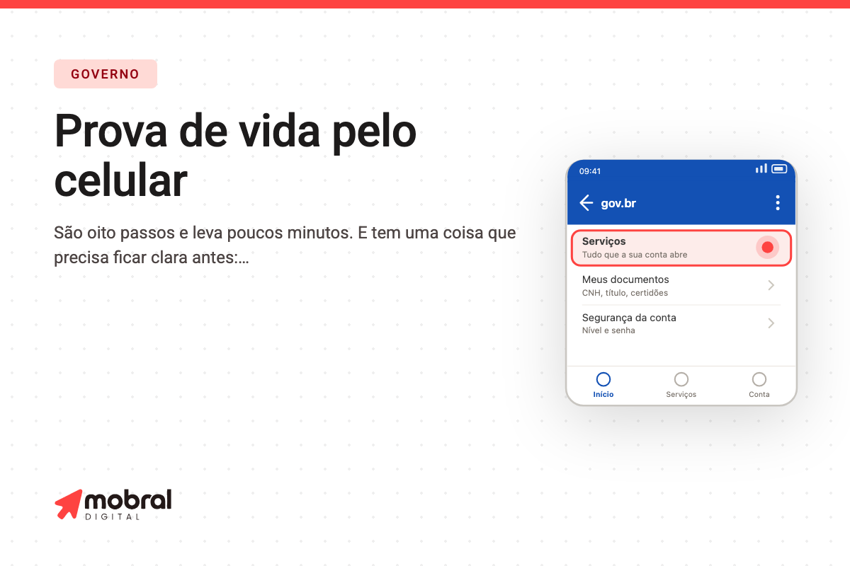 Capa do artigo: Prova de vida pelo celular: dá para fazer de casa, pelo aplicativo gov.br, sem ir ao banco nem enfrentar fila