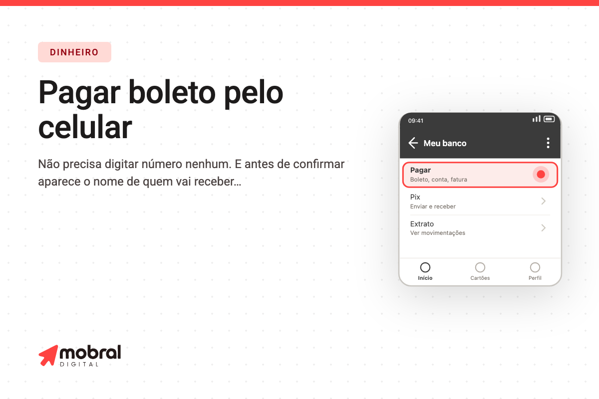 Capa do artigo: Pagar boleto sem sair de casa: a câmera do celular lê o código de barras e o banco confere quem vai receber