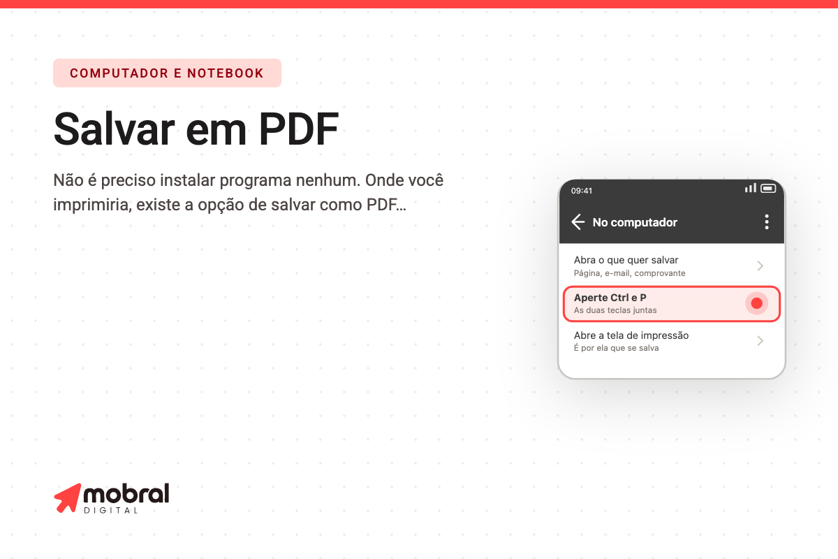 Capa do artigo: Pedem tudo em PDF e ninguém explica como se faz — o computador já sabe, e o botão fica escondido na tela de impressão